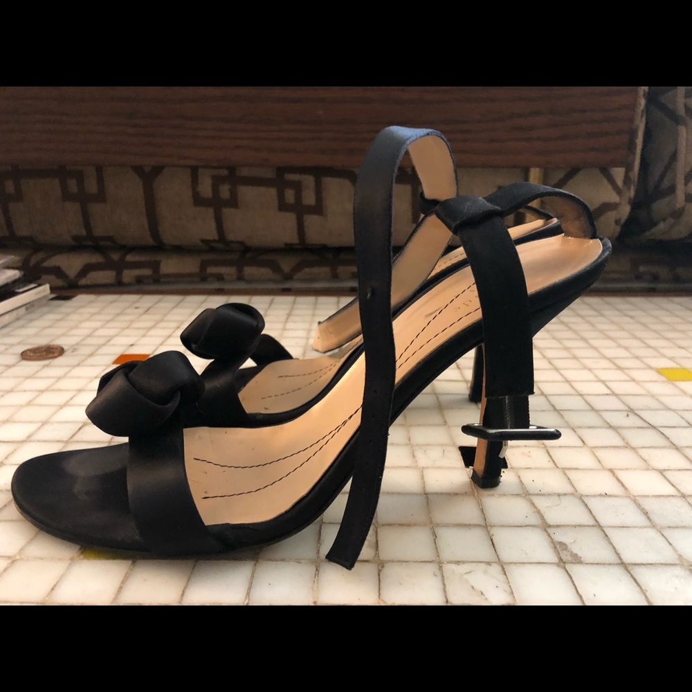 Kate spade black high heel sandals